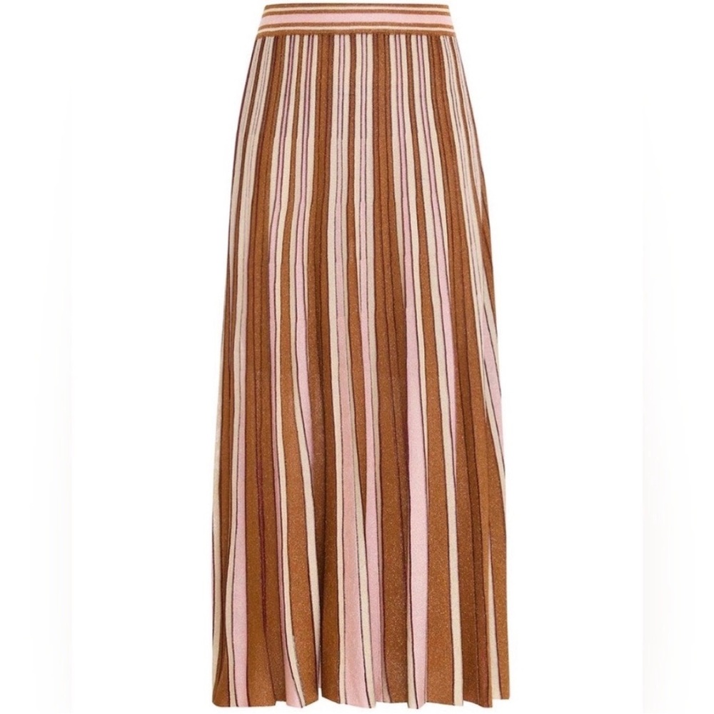 Zimmermann lurex stripe skirt